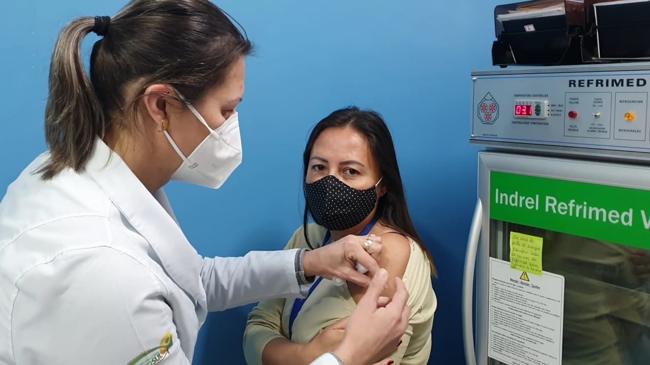 Professores de Ipiranga do Sul são vacinados contra a Covid-19