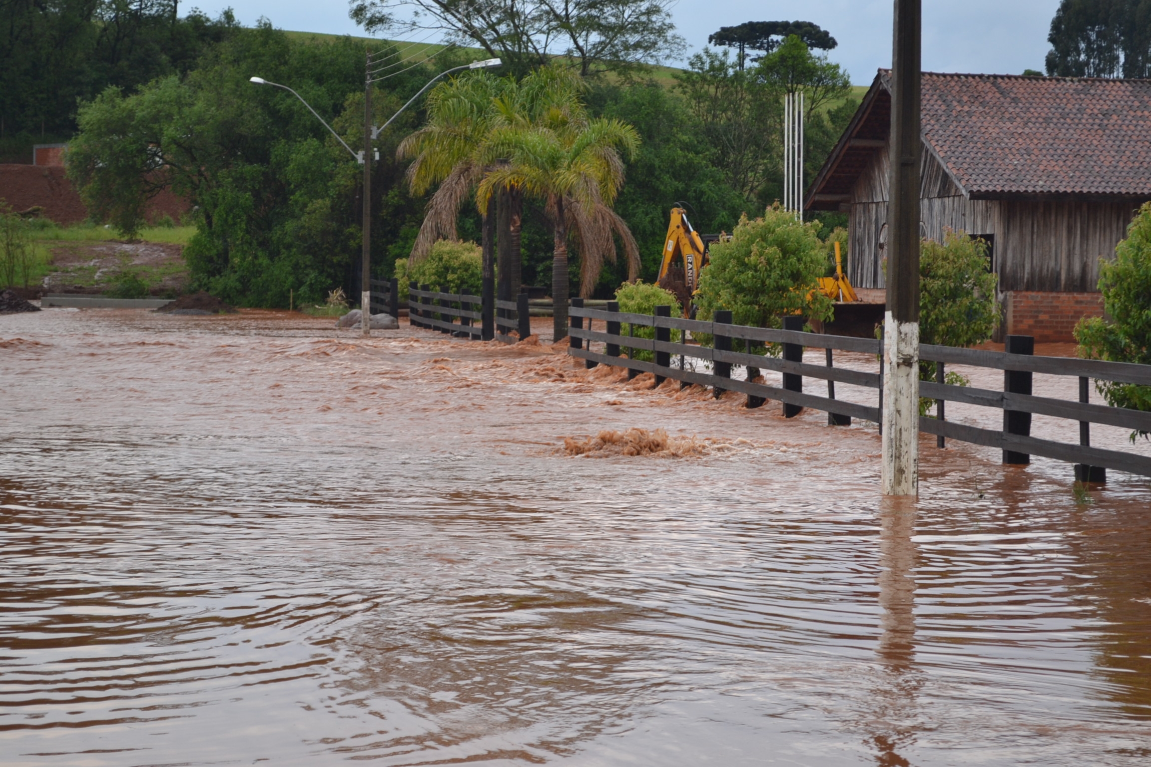 Chuvas muito acima da média em Ipiranga do Sul